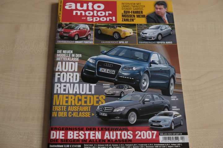 Deckblatt Auto Motor und Sport (04/2007)